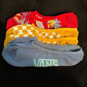 Vans no show socks 3 pack NWOT